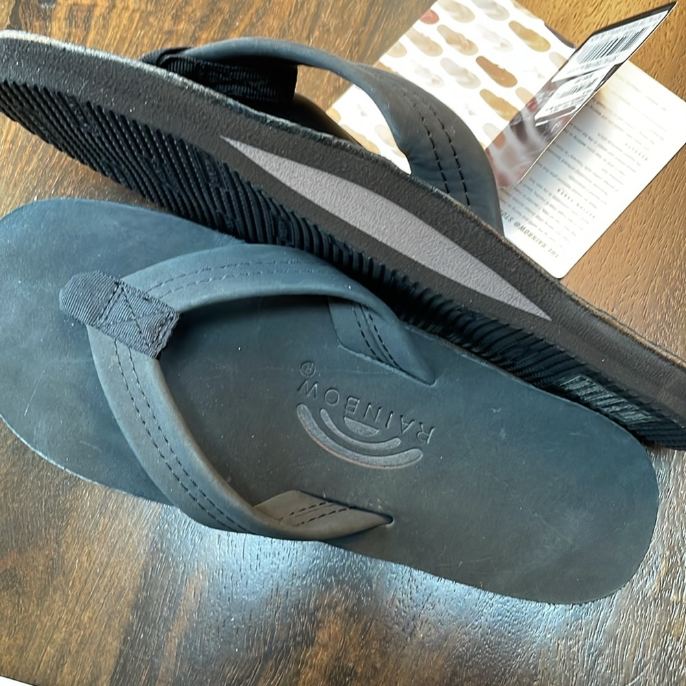 Rainbow premier leather flip flops - Picture 3 of 7